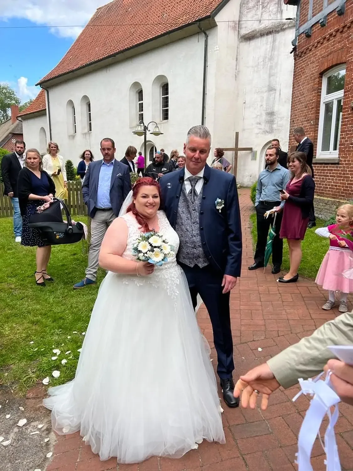 Sarah und Dirk an ihrem Hochzeitstag